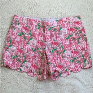 Lilly Pulitzer Pink Colony Buttercup Shorts sz 10